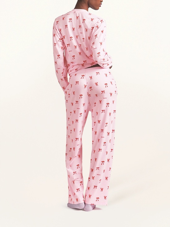 SKIMS Other - SKIMS boyfriend pj pants bow print Sz L